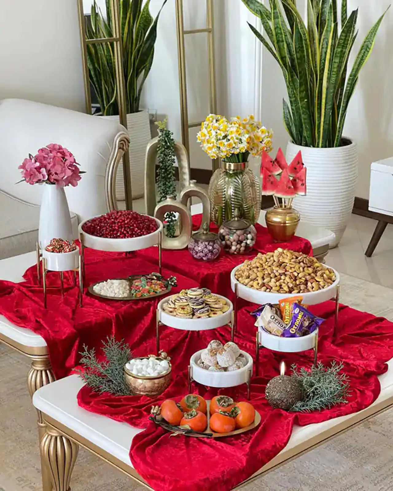 تزیین شب یلدا + زیباترین دیزاین و تزیین برای شب یلدا امسال بسیار شیک