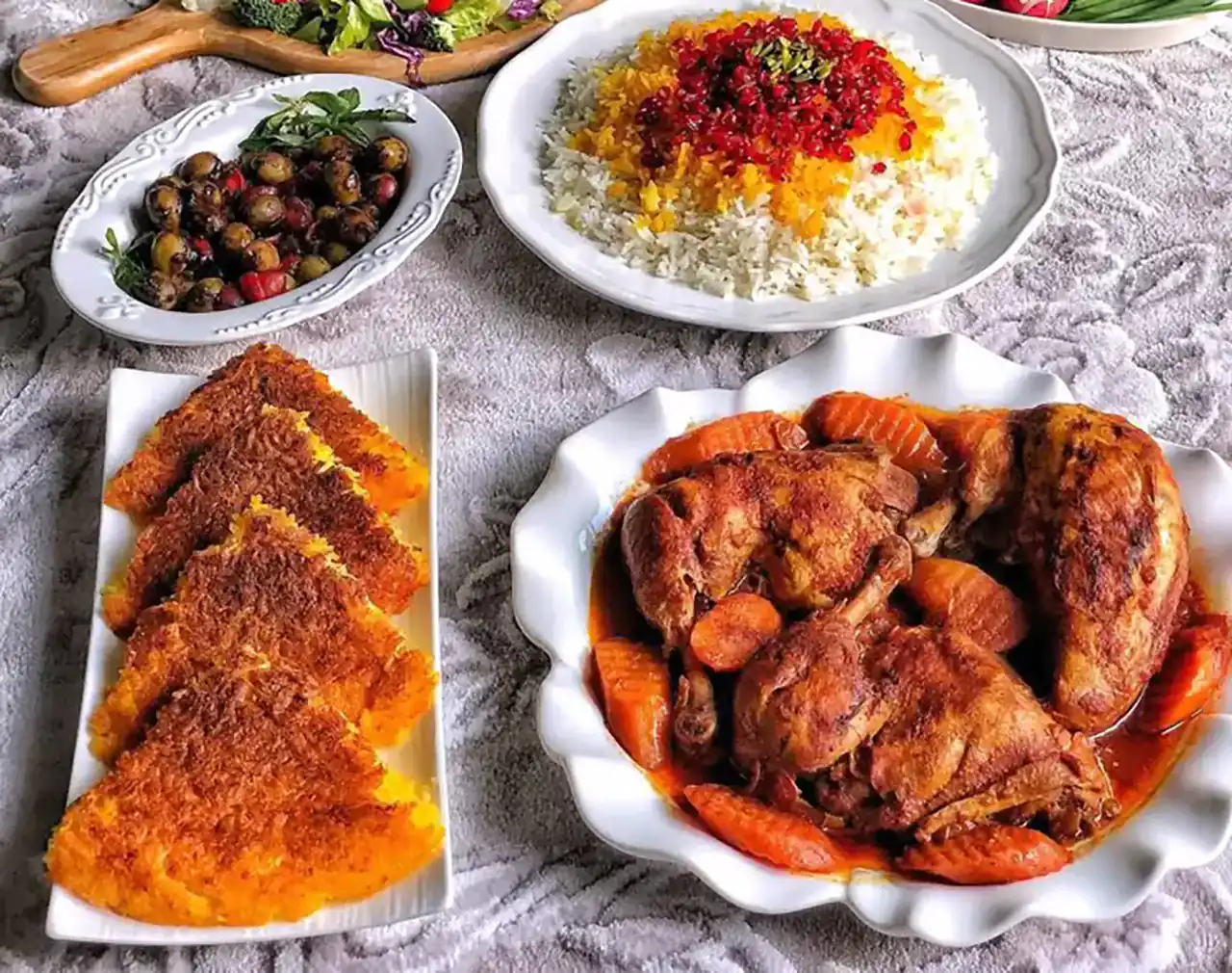 تزیین زرشک پلو با مرغ + بهترین دیزاین ها و تزیین زرشک پلو با مرغ بسیار شیک