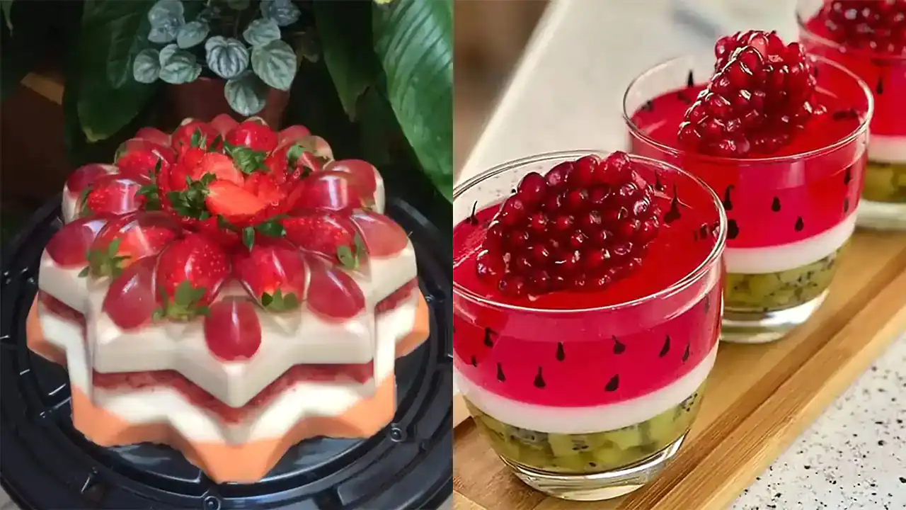 تزیین ژله شب یلدا + زیباترین مدل های دیزاین و تزیین ژله شب یلدا مخصوص امسال