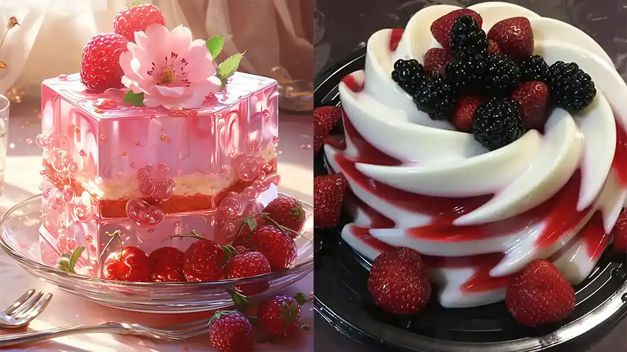 مدل ژله + زیباترین مدل های تزیین و دیزاین ژله بسیار شیک مخصوص مهمانی