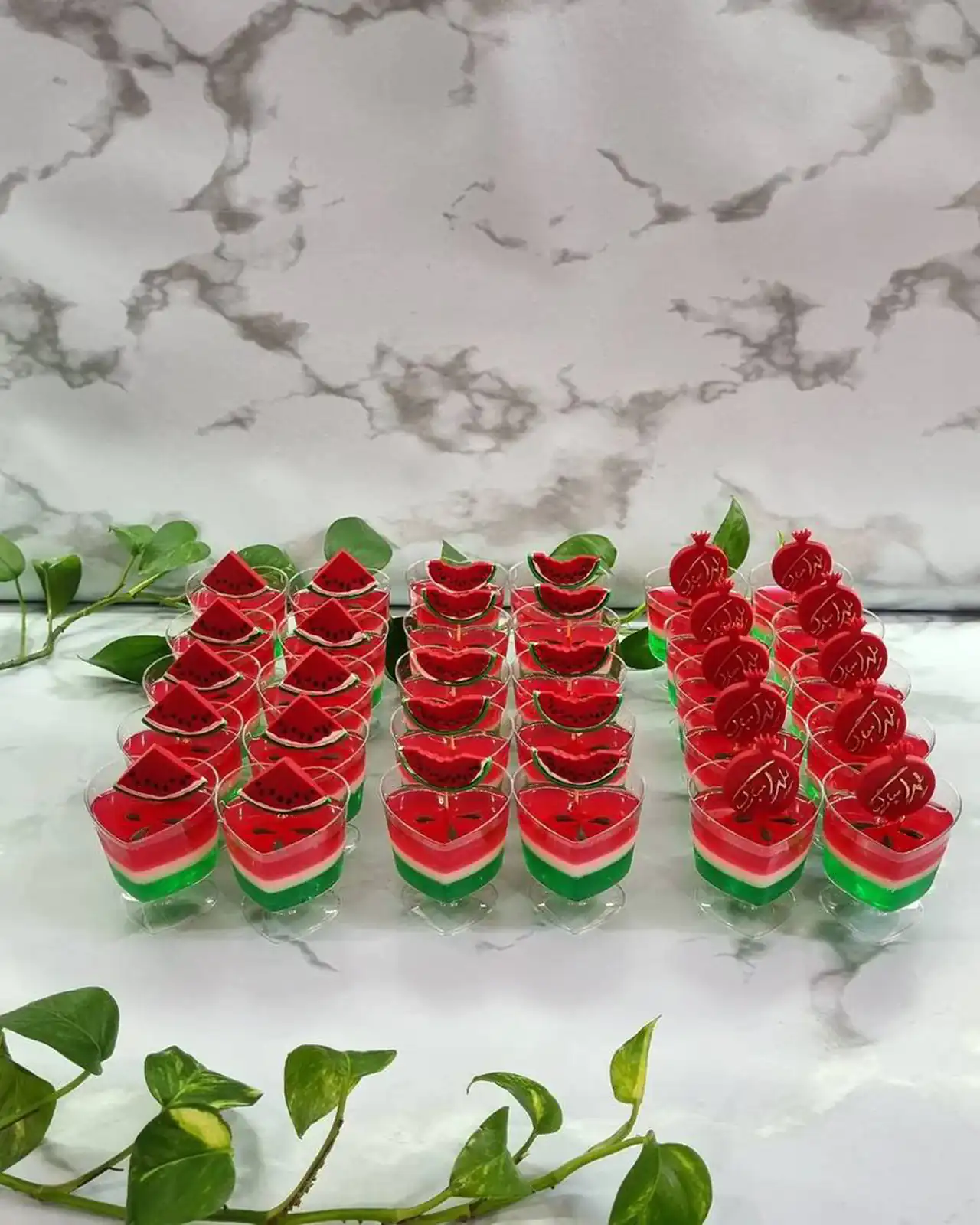 تزیین ژله شب یلدا + زیباترین مدل های دیزاین و تزیین ژله شب یلدا مخصوص امسال
