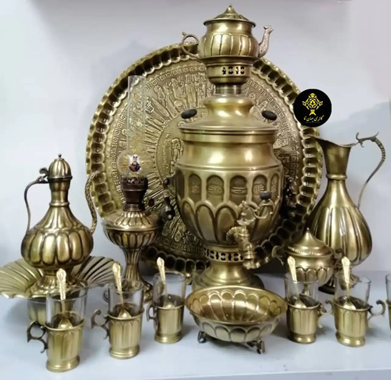 ظروف برنجی + زیباترین مدل های ظروف برنجی ترند امسال بسیار شیک و لاکچری