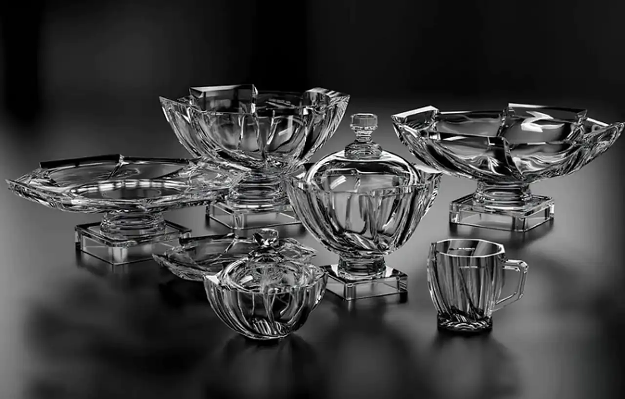 ظروف شیشه ای + زیباترین مدل های ظروف شیشه ای بسیار شیک و لاکچری