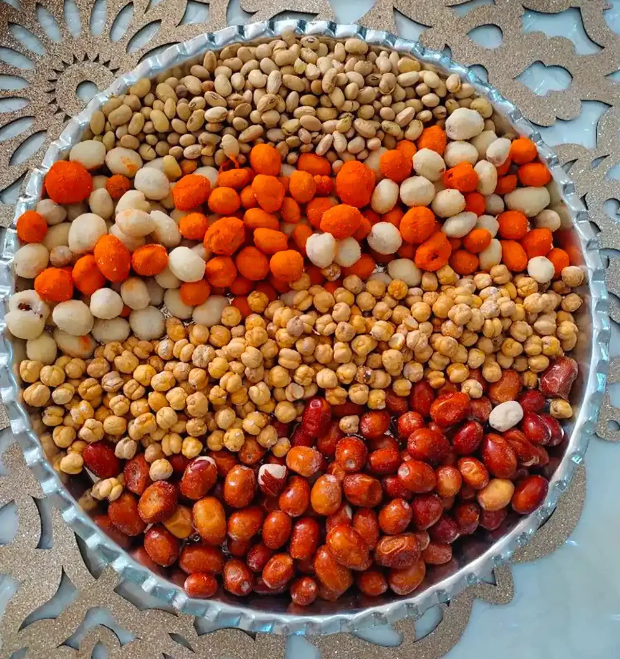 تزیین آجیل شب یلدا برای عروس + زیباترین مدل دیزاین و تزیین آجیل شب یلدا امسال