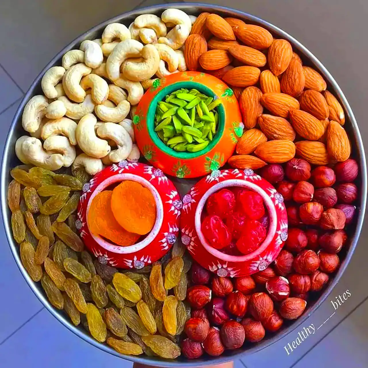 تزیین آجیل شب یلدا برای عروس + زیباترین مدل دیزاین و تزیین آجیل شب یلدا امسال