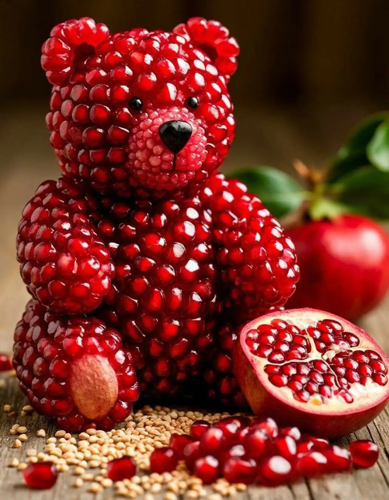 تزیین انار شب یلدا ساده + زیباترین دیزاین و تزیین انار شب یلدای ساده امسال