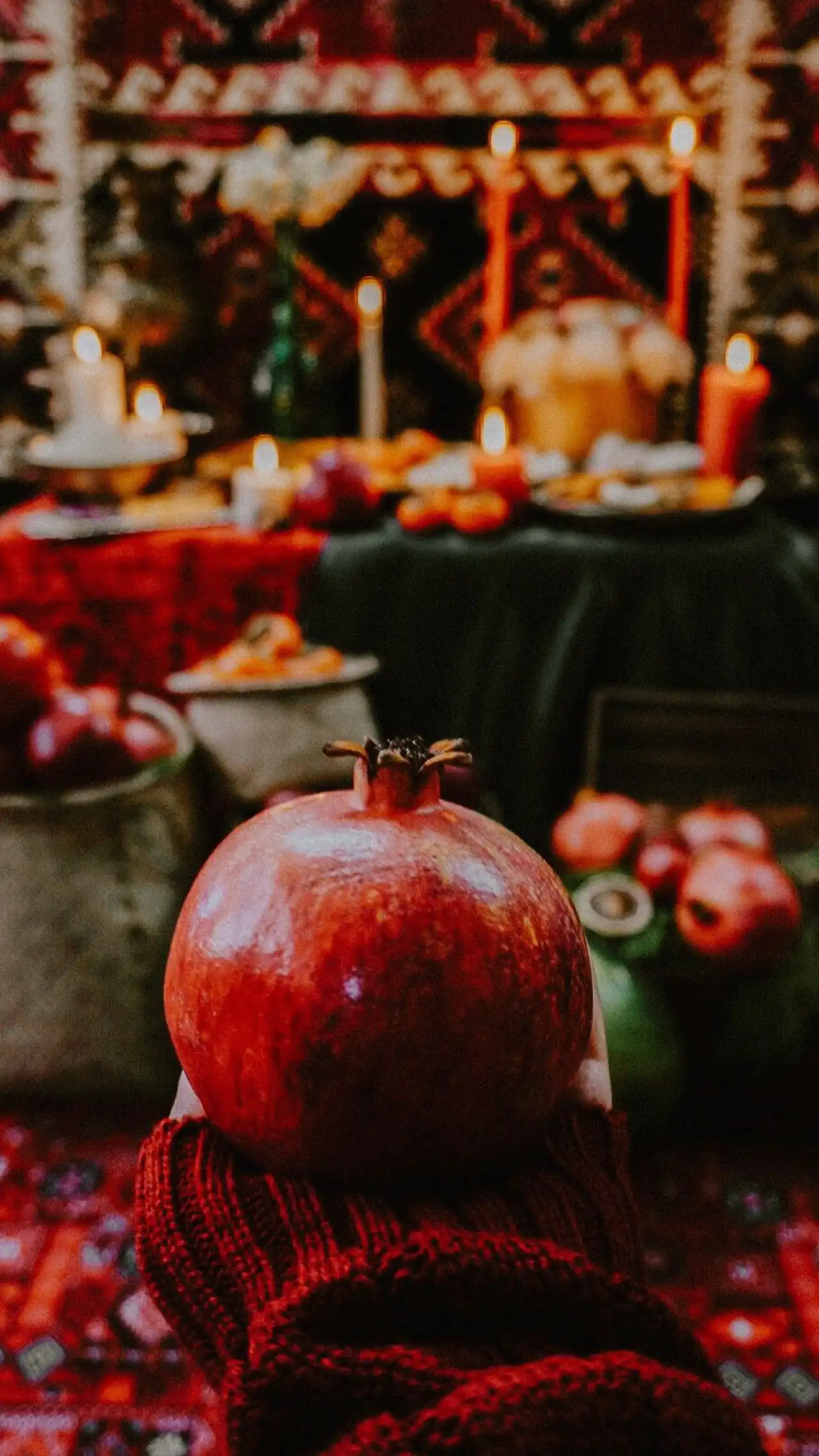 تزیین انار شب یلدا ساده + زیباترین دیزاین و تزیین انار شب یلدای ساده امسال