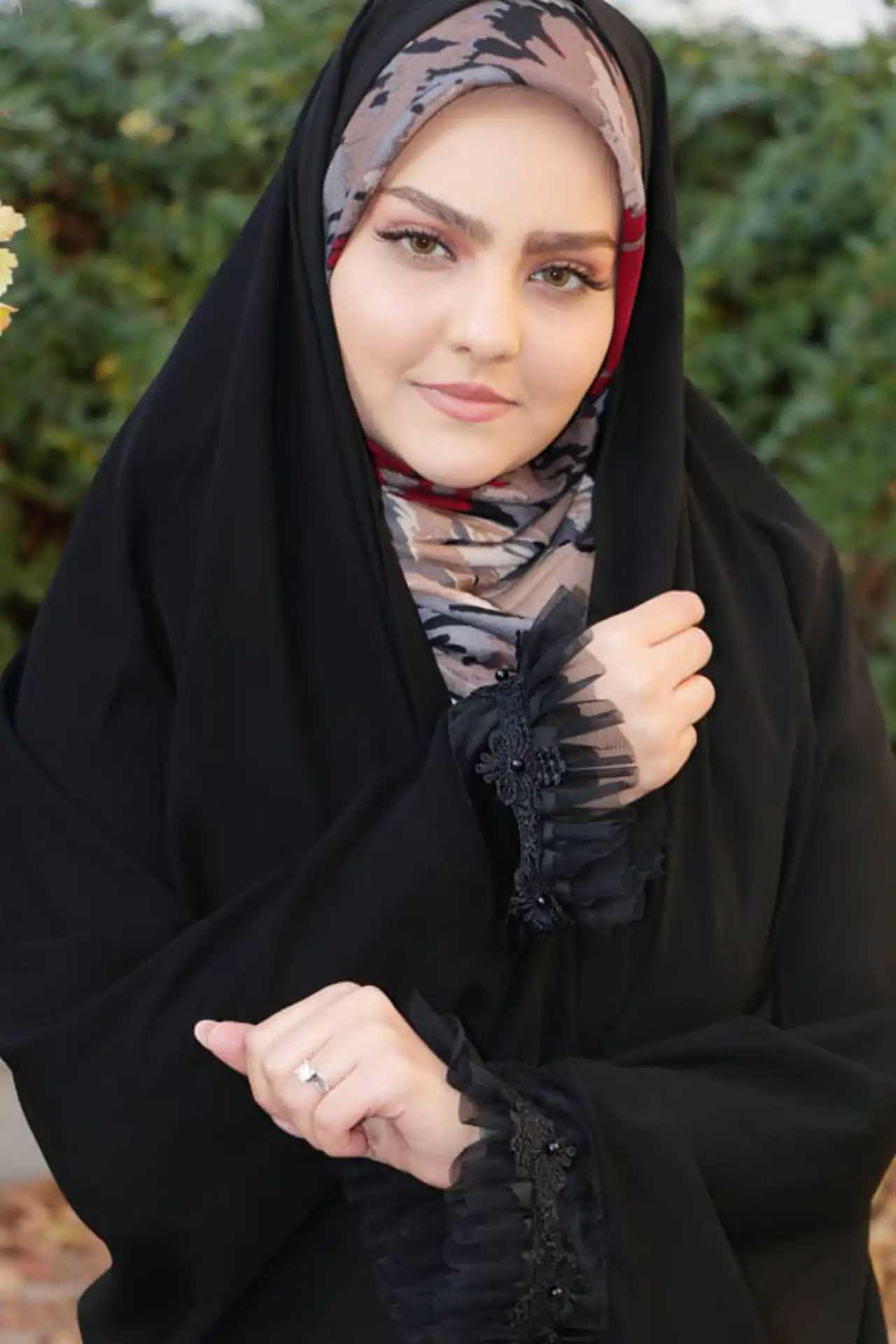 چادر مدل دانشجویی ساده و گیپور دار زیبا و جدید با مدل هایی که جایی ندیده اید