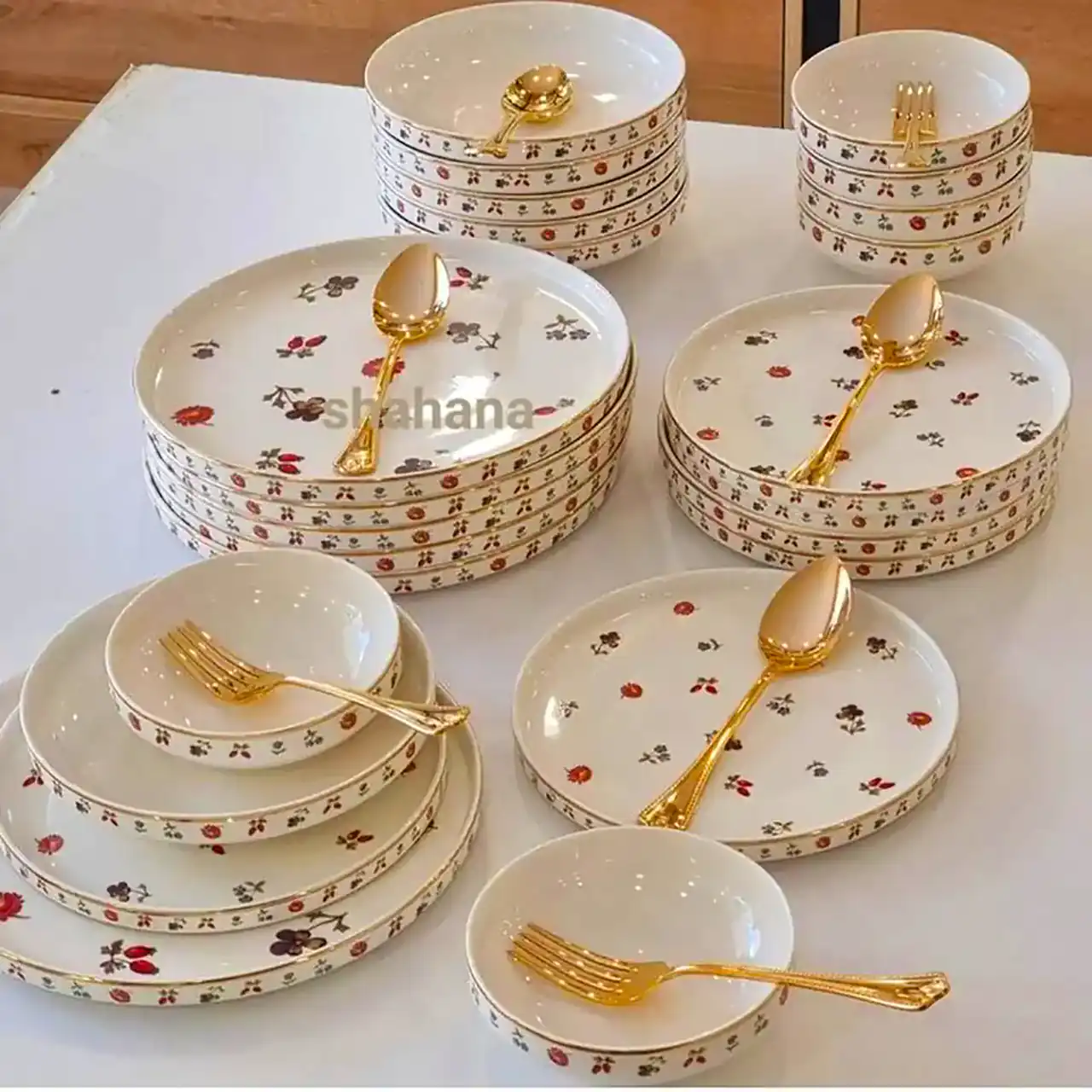 مدل سرویس غذاخوری سرامیکی + شیک ترین مدل های غذاخوری ترند امسال