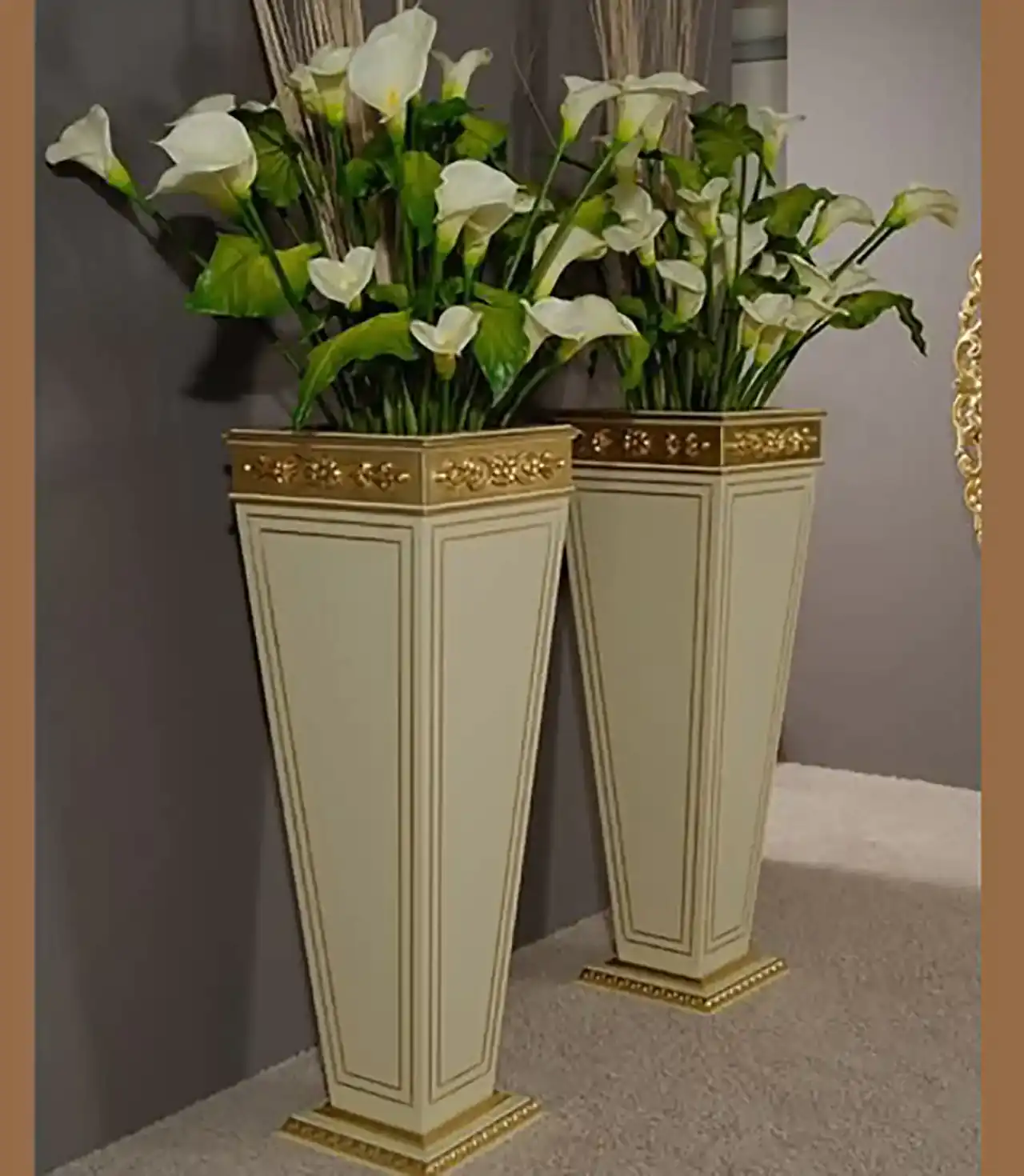 مدل گلدان بزرگ برای پذیرایی + زیباترین مدل های گلدان بزرگ برای پذیرایی بسیار شیک