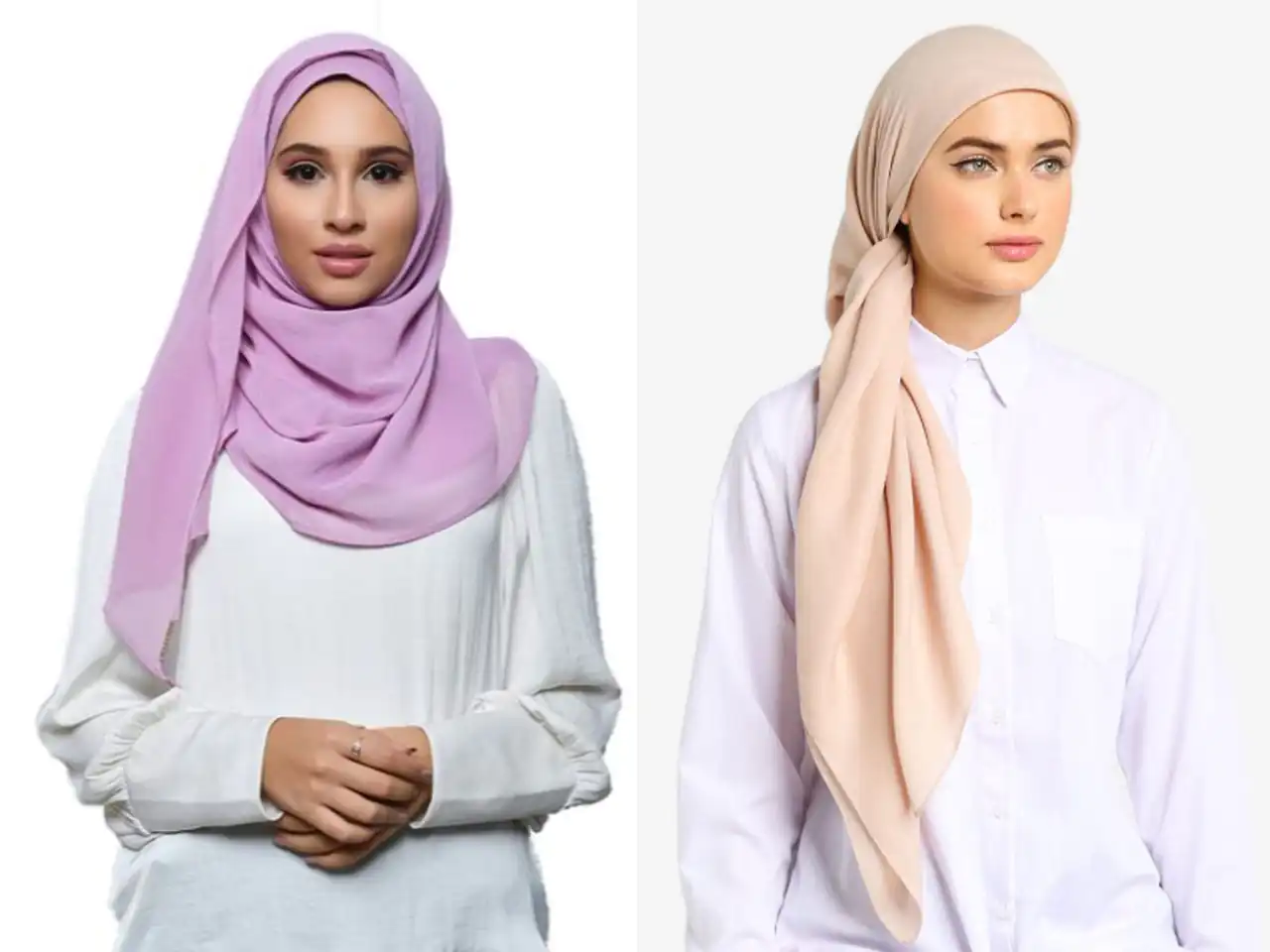 مدل حجاب با شال + زیباترین و شیک ترین مدل های حجاب با شال ترند امسال