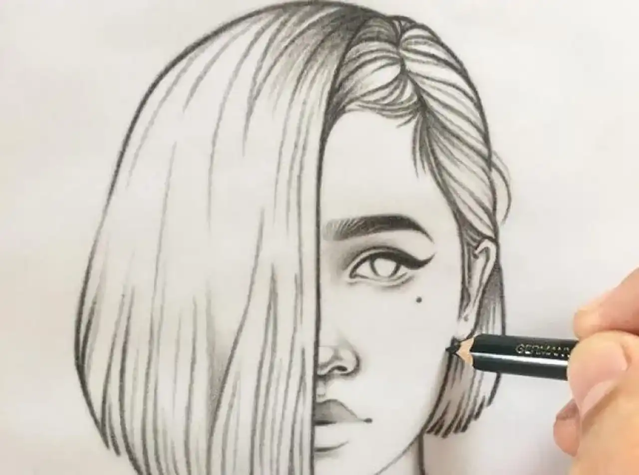 ایده ی نقاشی + استفاده از خطوط ساده برای کشیدن نقاشی های حرفه ای و جذاب