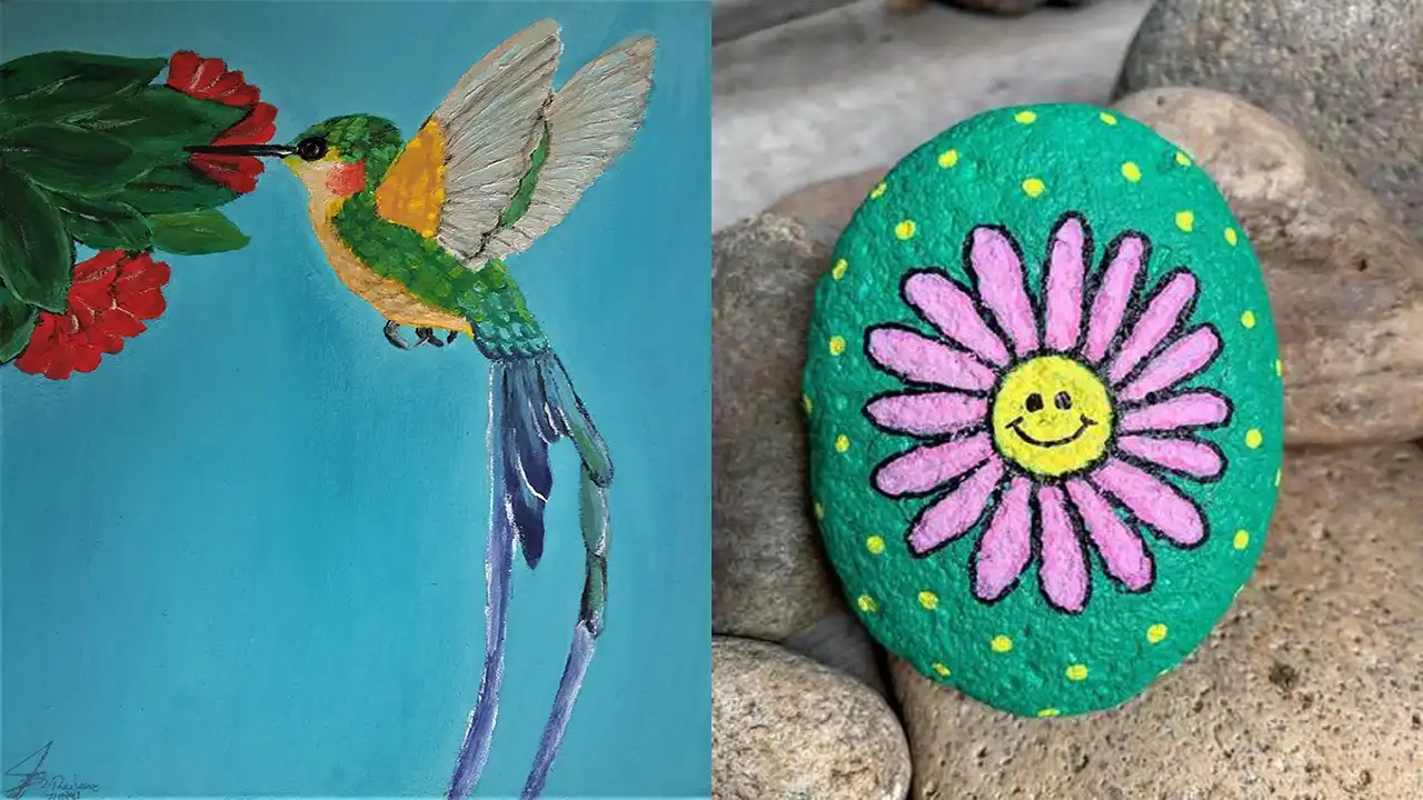 ایده نقاشی با گواش ساده + تکنیک های ساده برای کشیدن نقاشی ساده با استفاده از گواش بسیار جالب