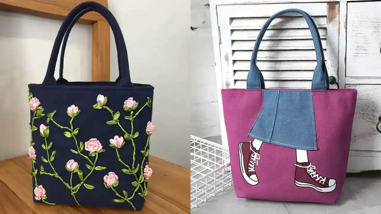 مدل کیف پارچه ای جدید + زیباترین و شیک ترین مدل های کیف پارچه ای زنانه و دخترانه
