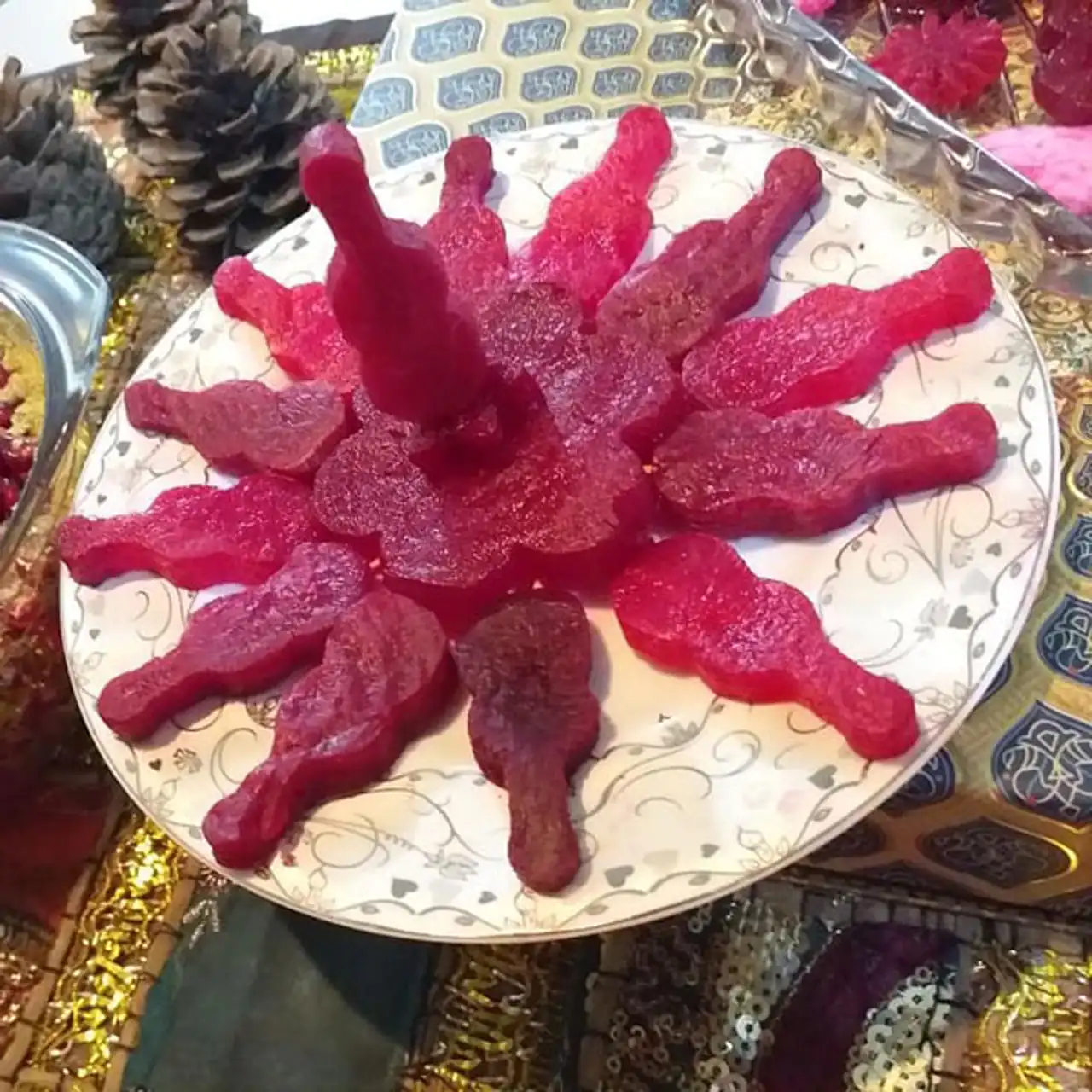 طرز تزیین لبو شب یلدا + بهترین ایده ها برای تزیین لبو برای شب یلدا امسال