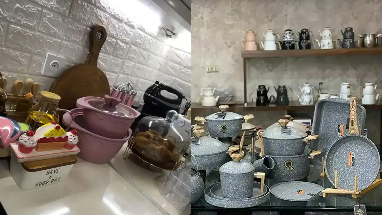 لوازم آشپزخانه جهیزیه + زیباترین مدل های لوازم آشپزخانه جهیزیه ترند امسال