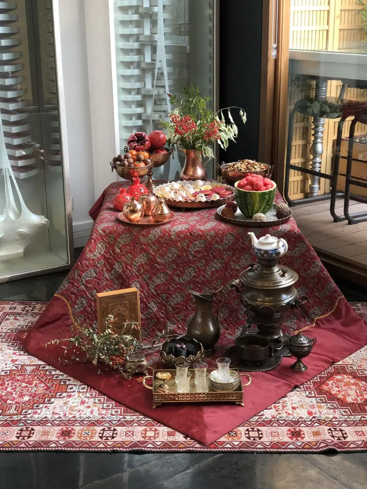 تزیین میوه شب یلدا برای عروس + بهترین ایده ها برای تزیین میوه شب یلدای عروس امسال