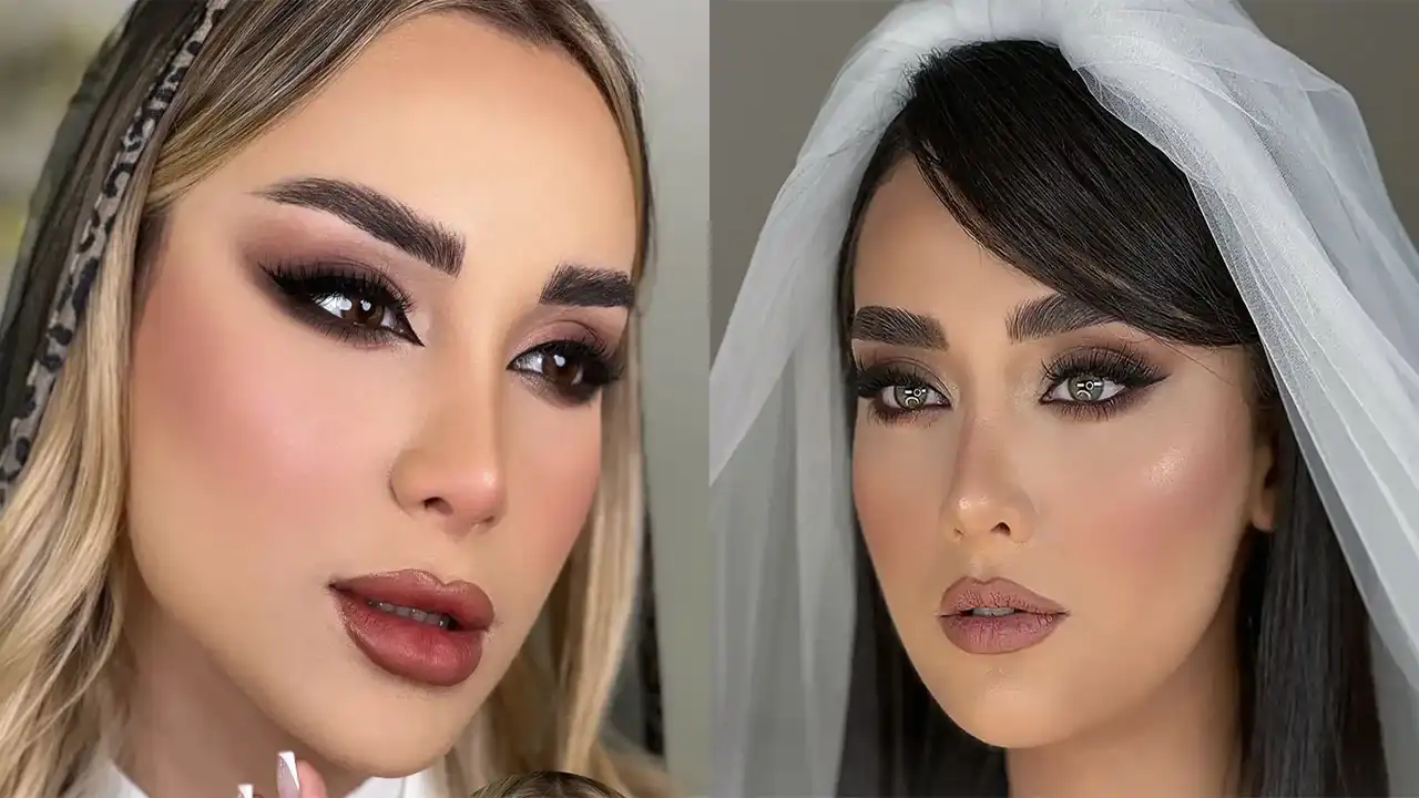 مدل آرایش اسموکی عروس + زیباترین و جذاب ترین تکنیک آرایش اسموکی برای عروس خانم های سخت پسند