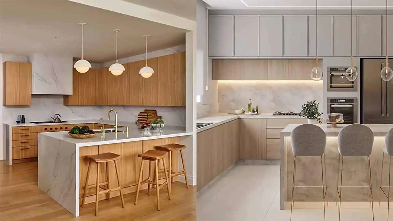 مدل آشپزخانه اپن جدید با بهترین و جدیدترین دیزاین های کابینت با سبک های متفاوت