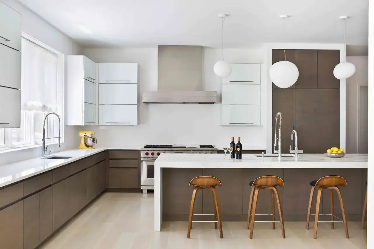 مدل آشپزخانه پینترستی + پیشنهاد های کاربردی و لوکس برای چیدمان و طراحی آشپزخانه سبک مدرن و کلاسیک