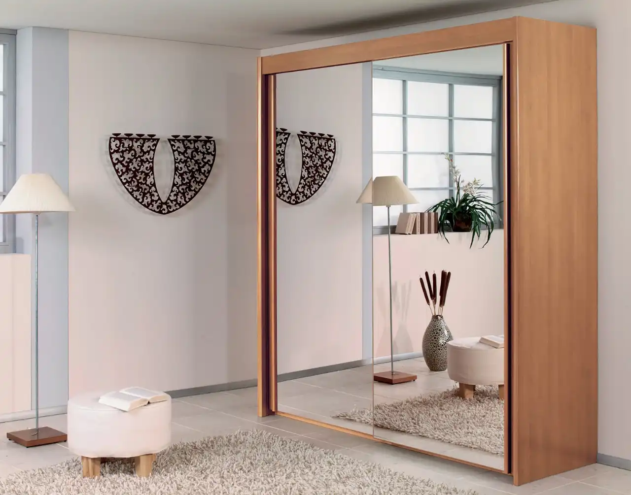 مدل آینه برای کمد دیواری + مدل های خاص و لوکس آینه قدی برای کمد دیواری بسیار شیک