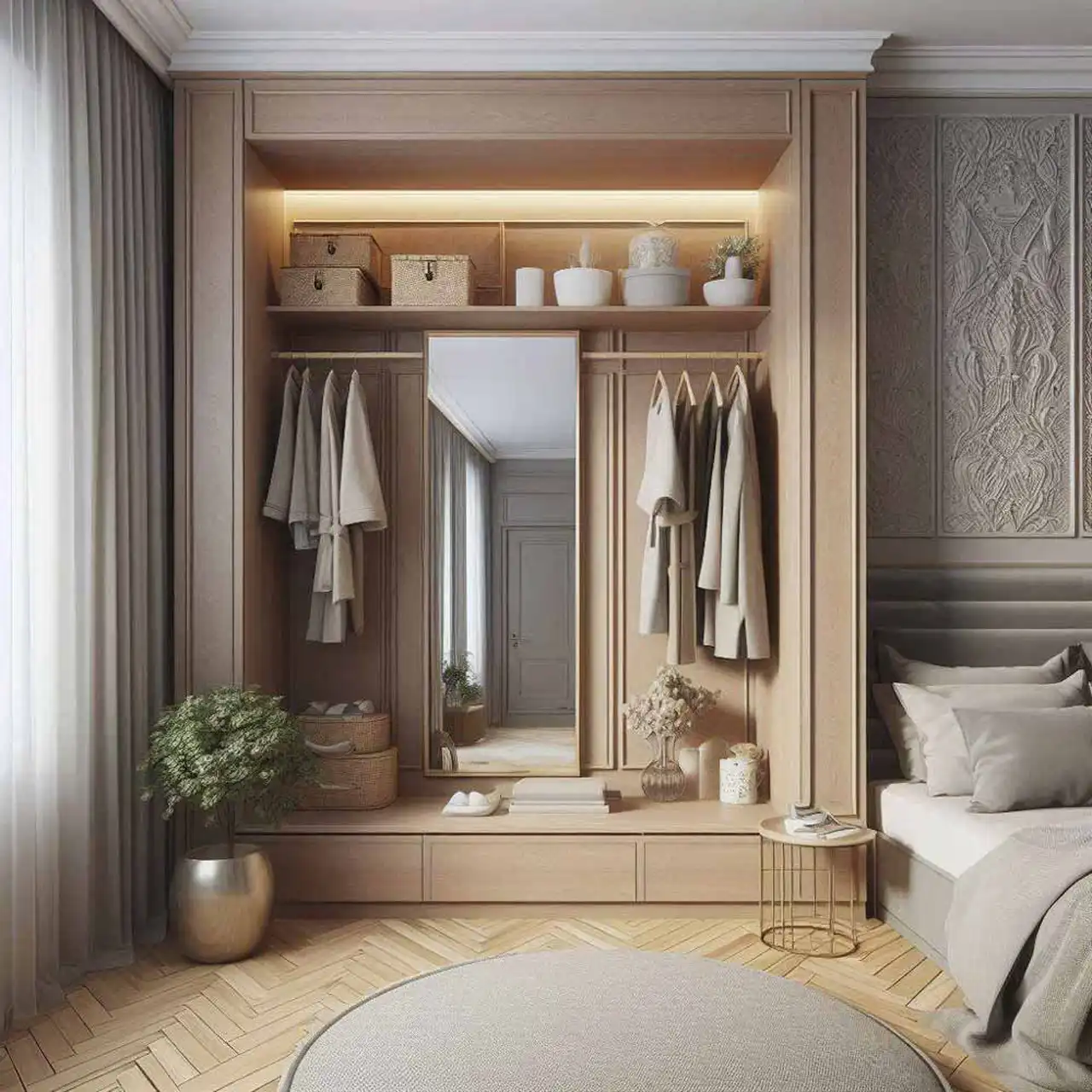 مدل آینه برای کمد دیواری + مدل های خاص و لوکس آینه قدی برای کمد دیواری بسیار شیک