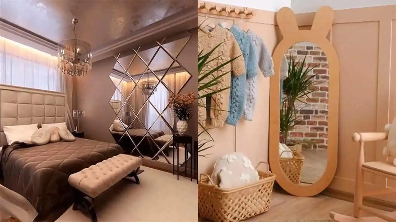 مدل آینه اتاق با طرح های ایستاده و رومیزی + 15 تا از زیباترین مدل ها را اینجا ببینید