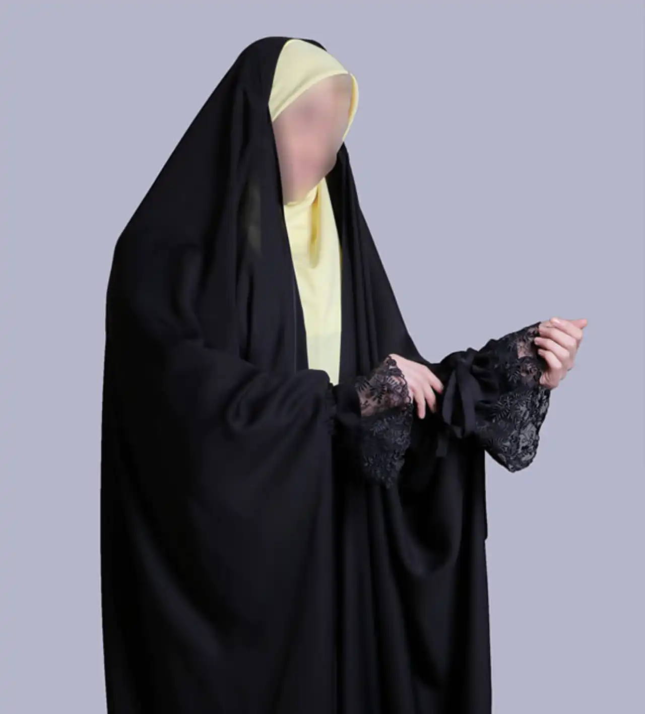 مدل چادر عربی مچ دار ساده و گیپوردار با مدل های زیبا و جدید برای شیک پوشان