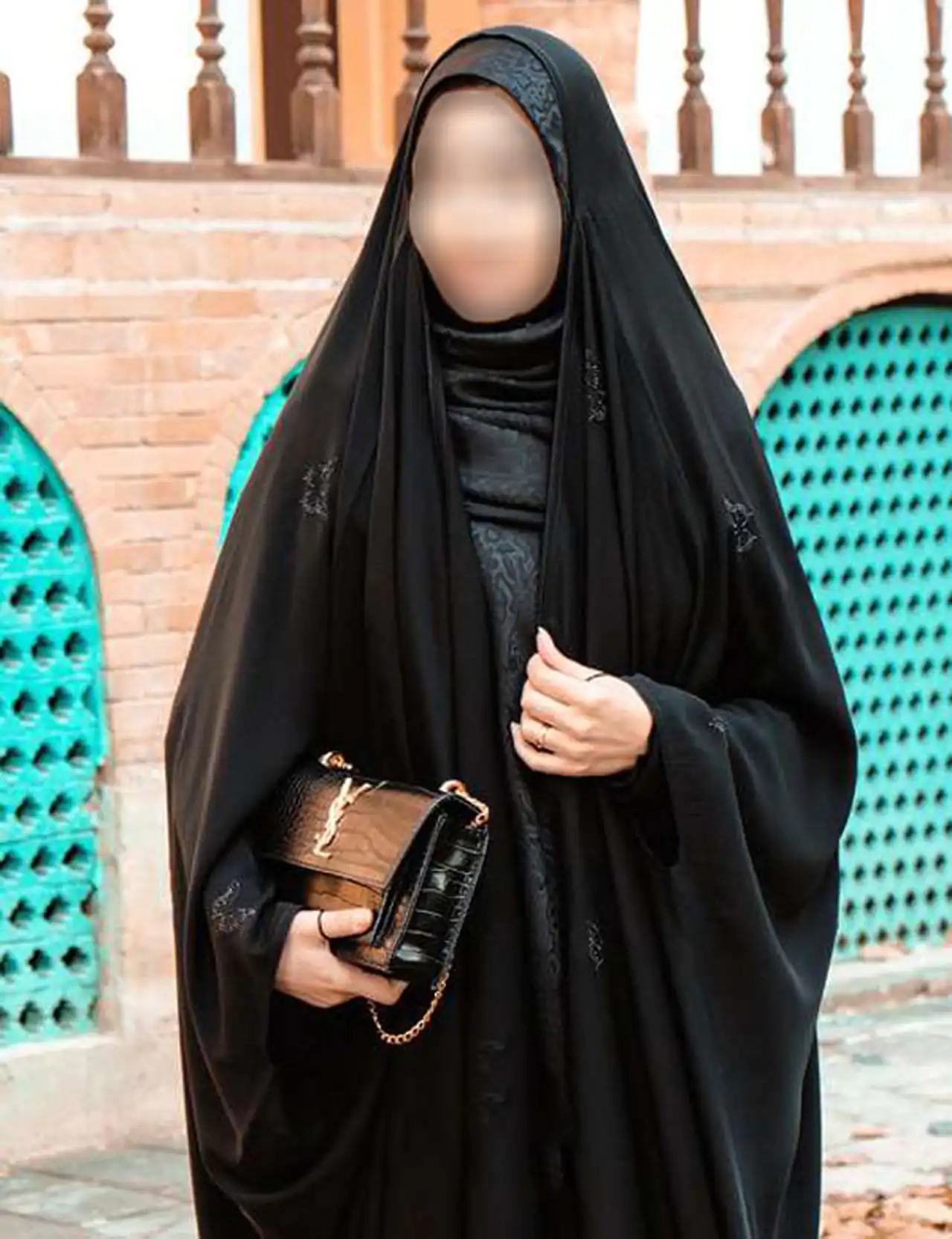 مدل چادر عربی مچ دار ساده و گیپوردار با مدل های زیبا و جدید برای شیک پوشان
