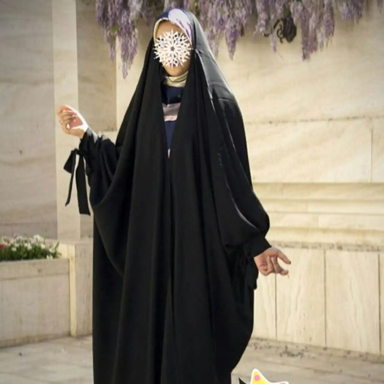 مدل چادر عربی مچ دار ساده و گیپوردار با مدل های زیبا و جدید برای شیک پوشان