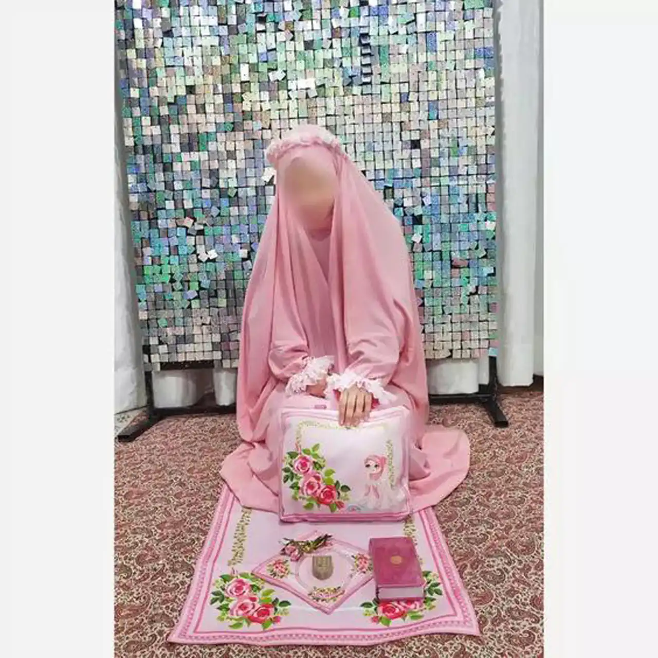 مدل چادر جشن تکلیف ساده و گلدار با مدل های متنوع و زیبا که جایی ندیده اید