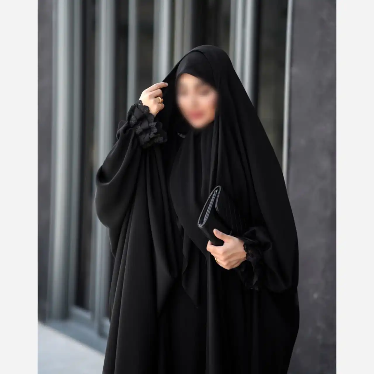 مدل چادر لبنانی + مدل های جدید و بسیار شیک چادر لبنانی برای استایل خانم های محجبه و شیک پوش