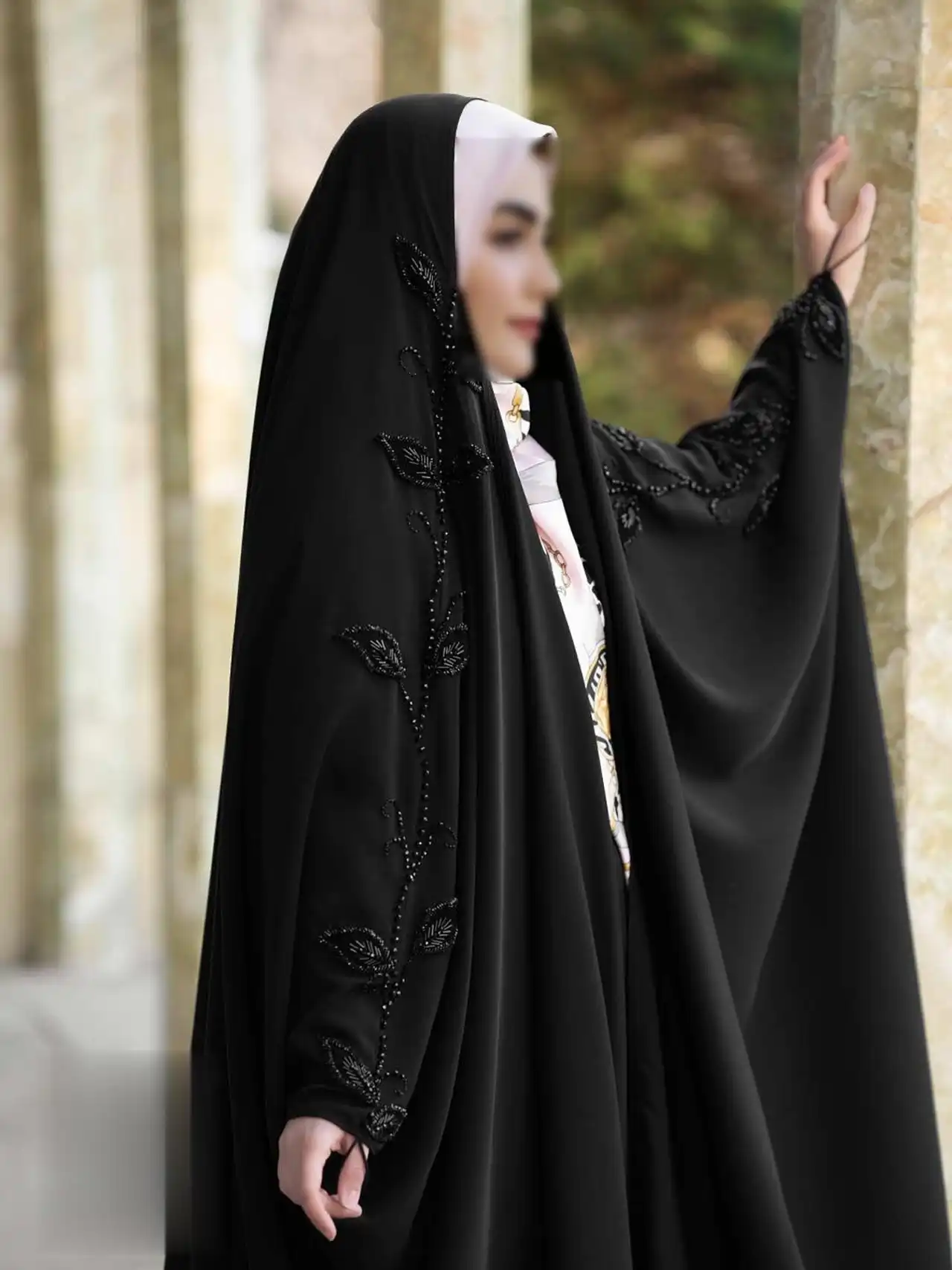 مدل چادر لبنانی + مدل های جدید و بسیار شیک چادر لبنانی برای استایل خانم های محجبه و شیک پوش