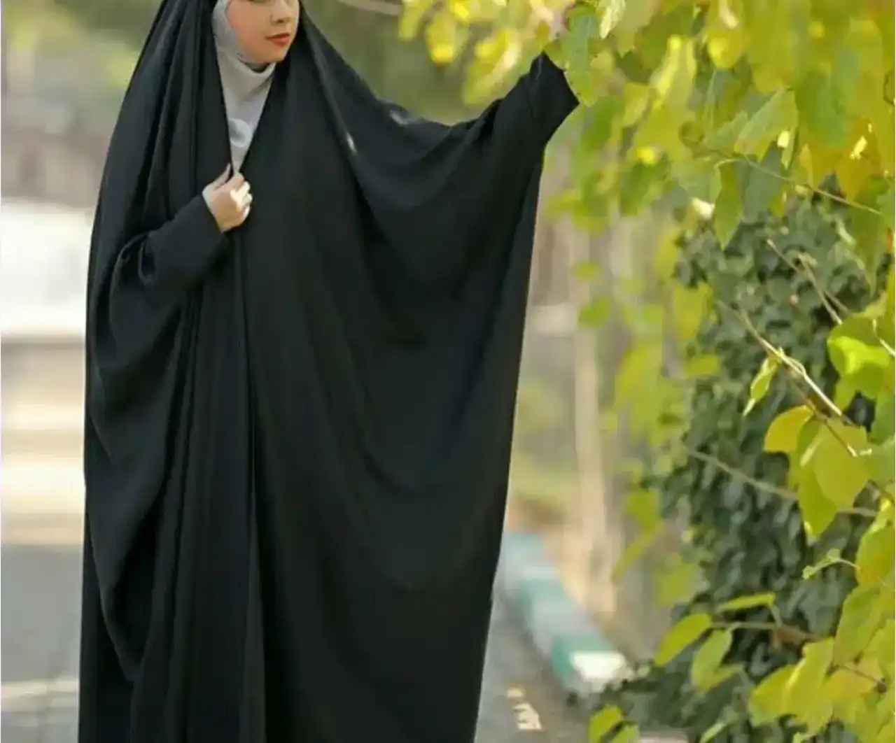 مدل چادر صدفی + نحوه استایل کردن شیک و به روز با چادر صدفی