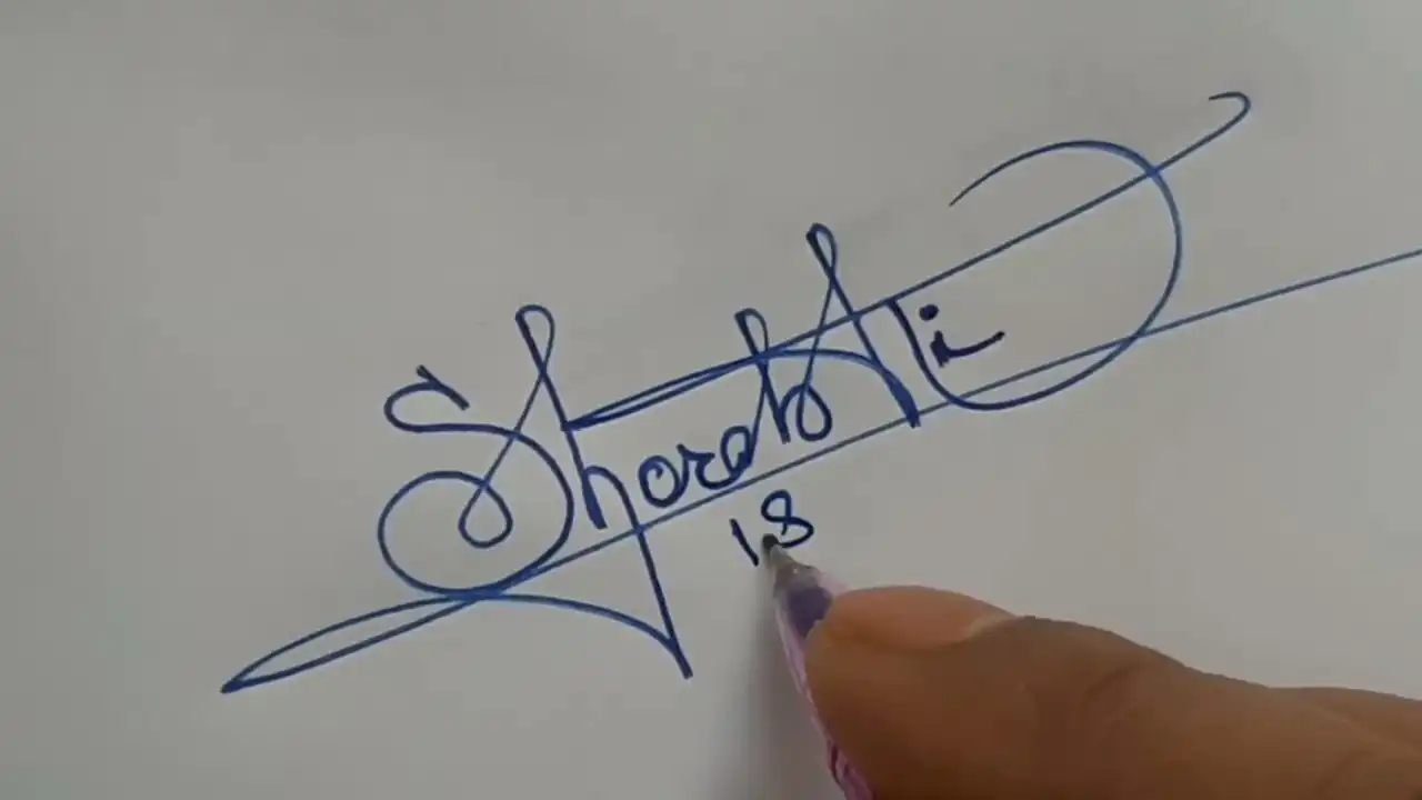 مدل امضا دخترانه + آموزش چند نمونه امضای دخترانه ساده با حروف لاتین و رسمی