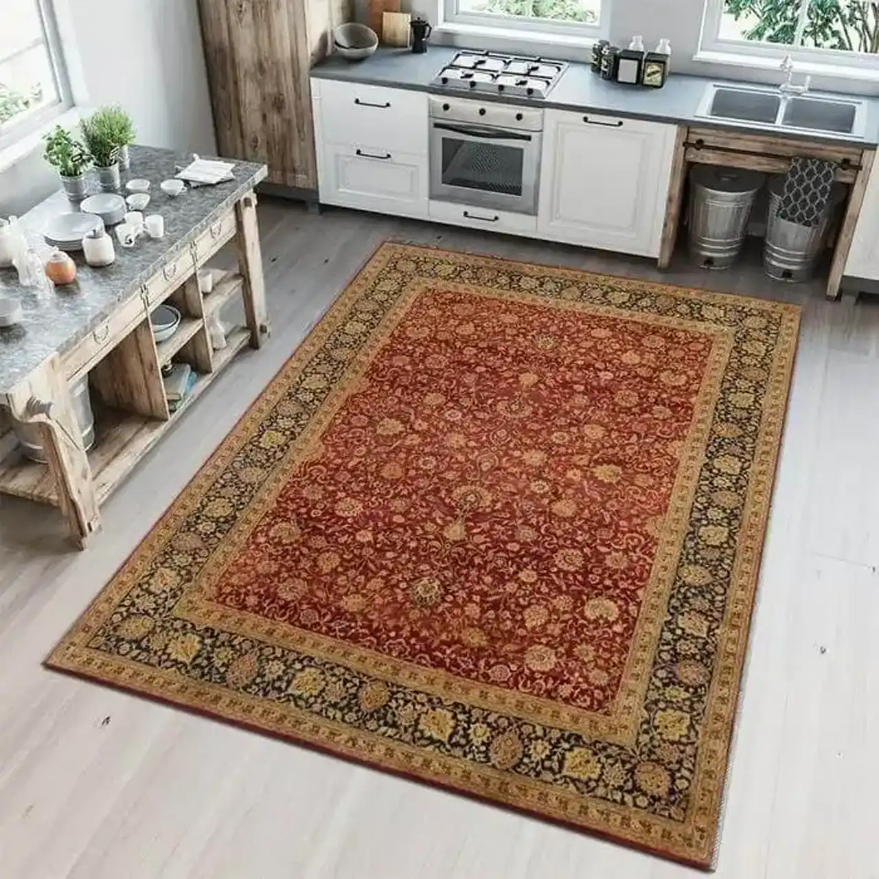 مدل فرش آشپزخانه + جدیدترین و متنوع ترین مدل های فرش آشپزخانه با طرح های مدرن