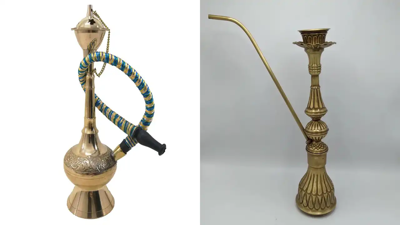 مدل قلیان برنجی + مدل های خاص و حکاکی شده قلیان برنجی جدید و بسیار زیبا