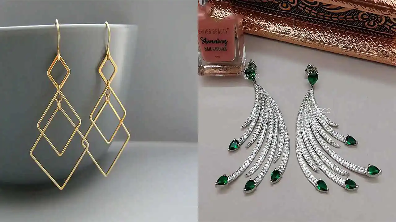 مدل گوشواره استیل با طرح های کوچک و بزرگ با طرح های فوق العاده باکلاس و جدید
