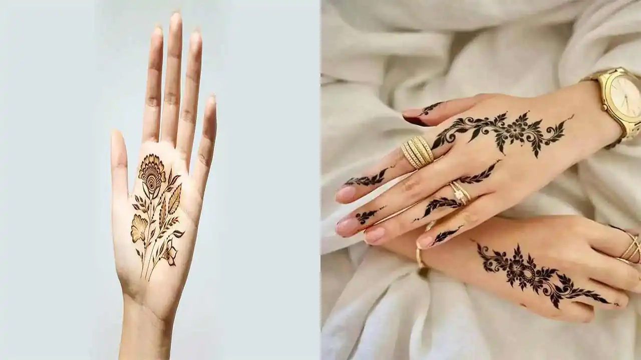 مدل حنا افغانی با طرح های متنوع شیک و خاص برای دست و انگشتان