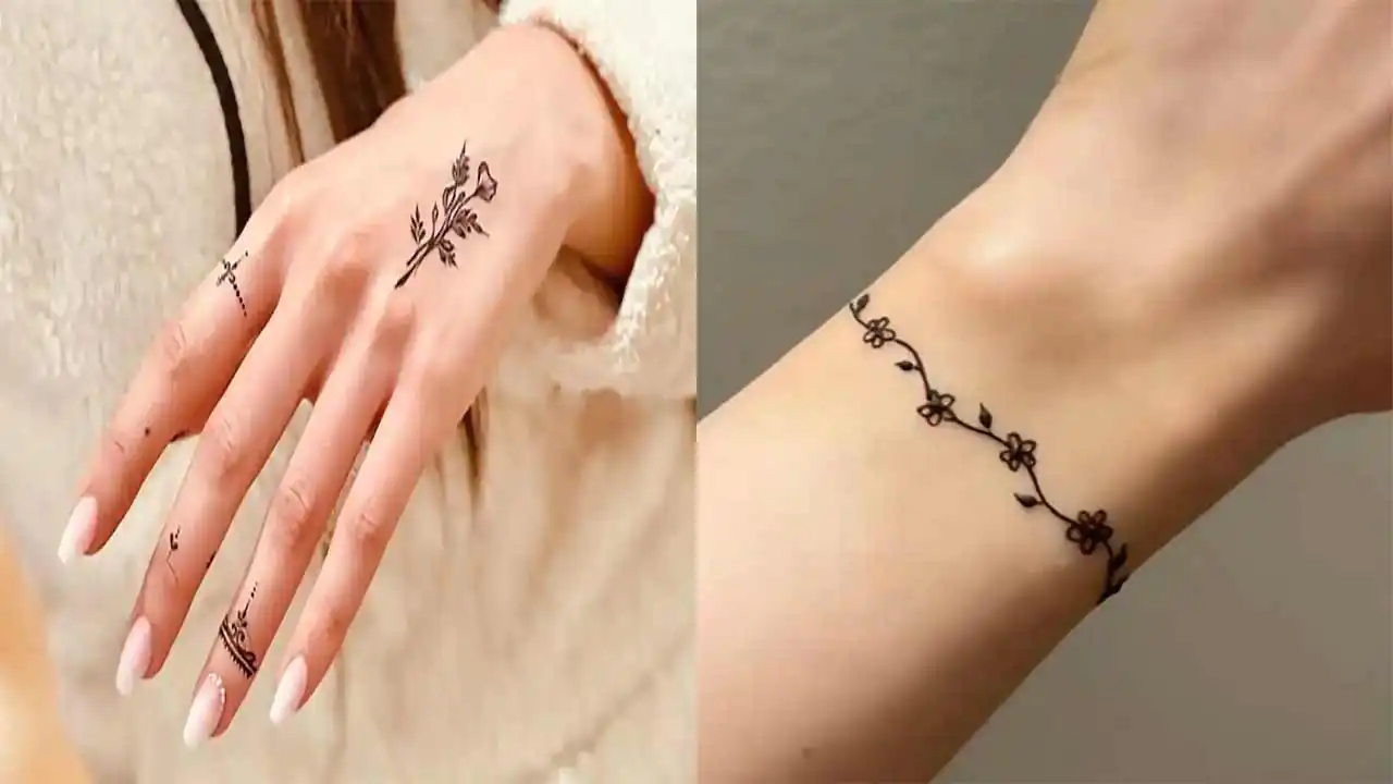 مدل حنا آسون با طراحی های ساده شیک و جدید برای خاص پسندان