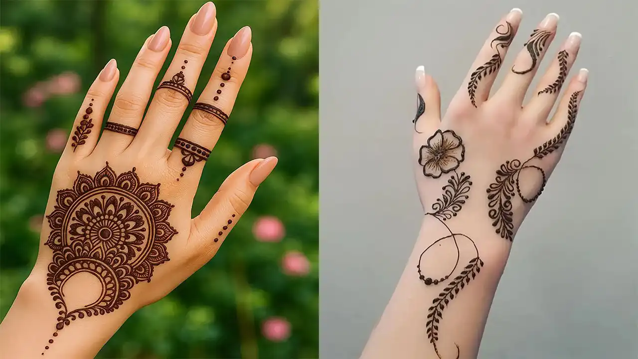 مدل حنا ایرانی + قشنگ ترین و جذاب ترین ایده ها برای طراحی دست و پا با حنا