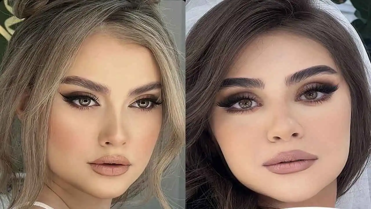 مدل های آرایش + ایجاد تغییرات در چهره برای افزایش زیبایی صورت با سبک جدید آرایش