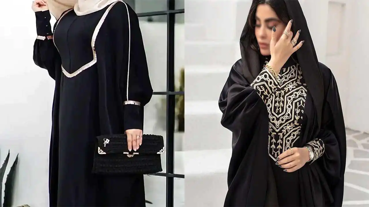 مدل حجاب عربی با عبا و چادر با ایده های زیبا و شیک زنانه و دخترانه که ترند شدن