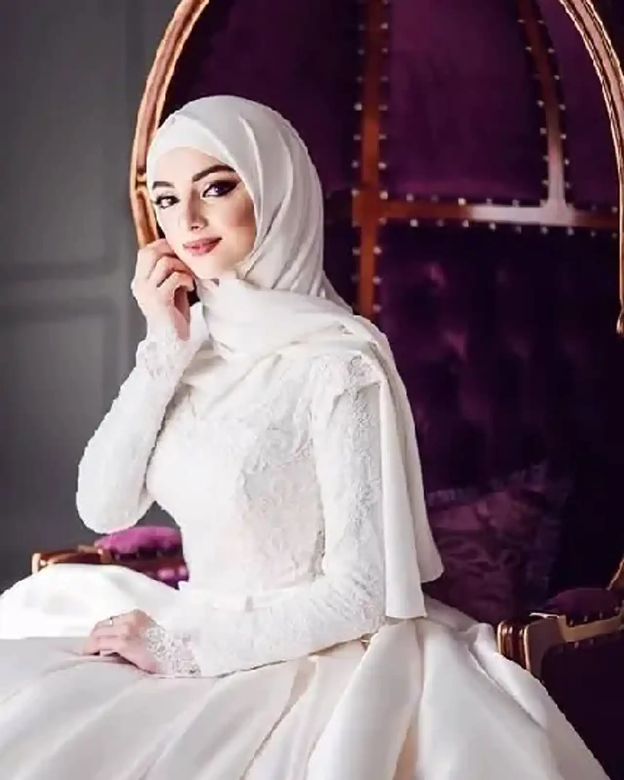 مدل حجاب عروس + زیباترین و خاص ترین میکاپ ها و لباس های عروس جدید
