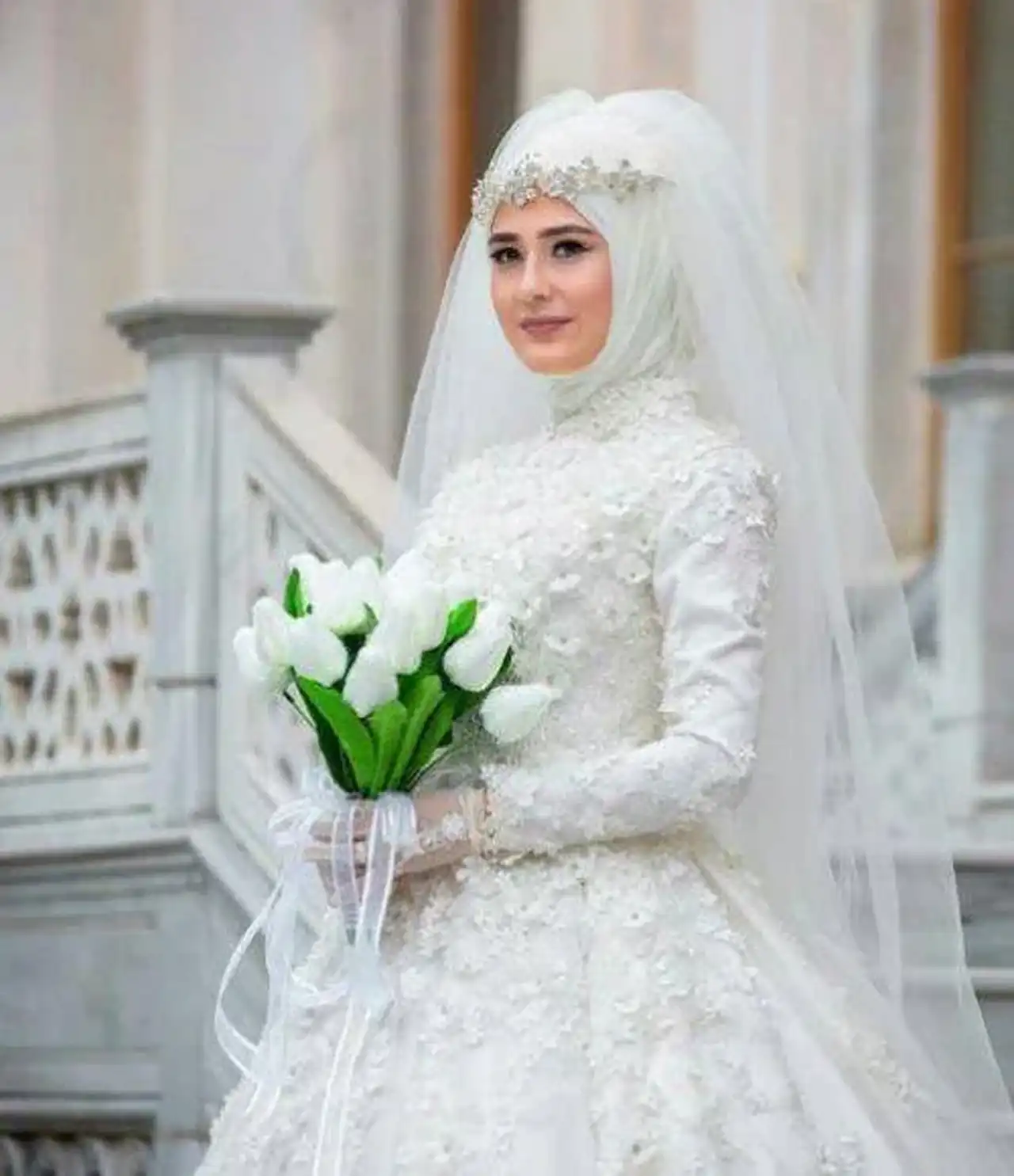 مدل حجاب عروس + زیباترین و خاص ترین میکاپ ها و لباس های عروس جدید