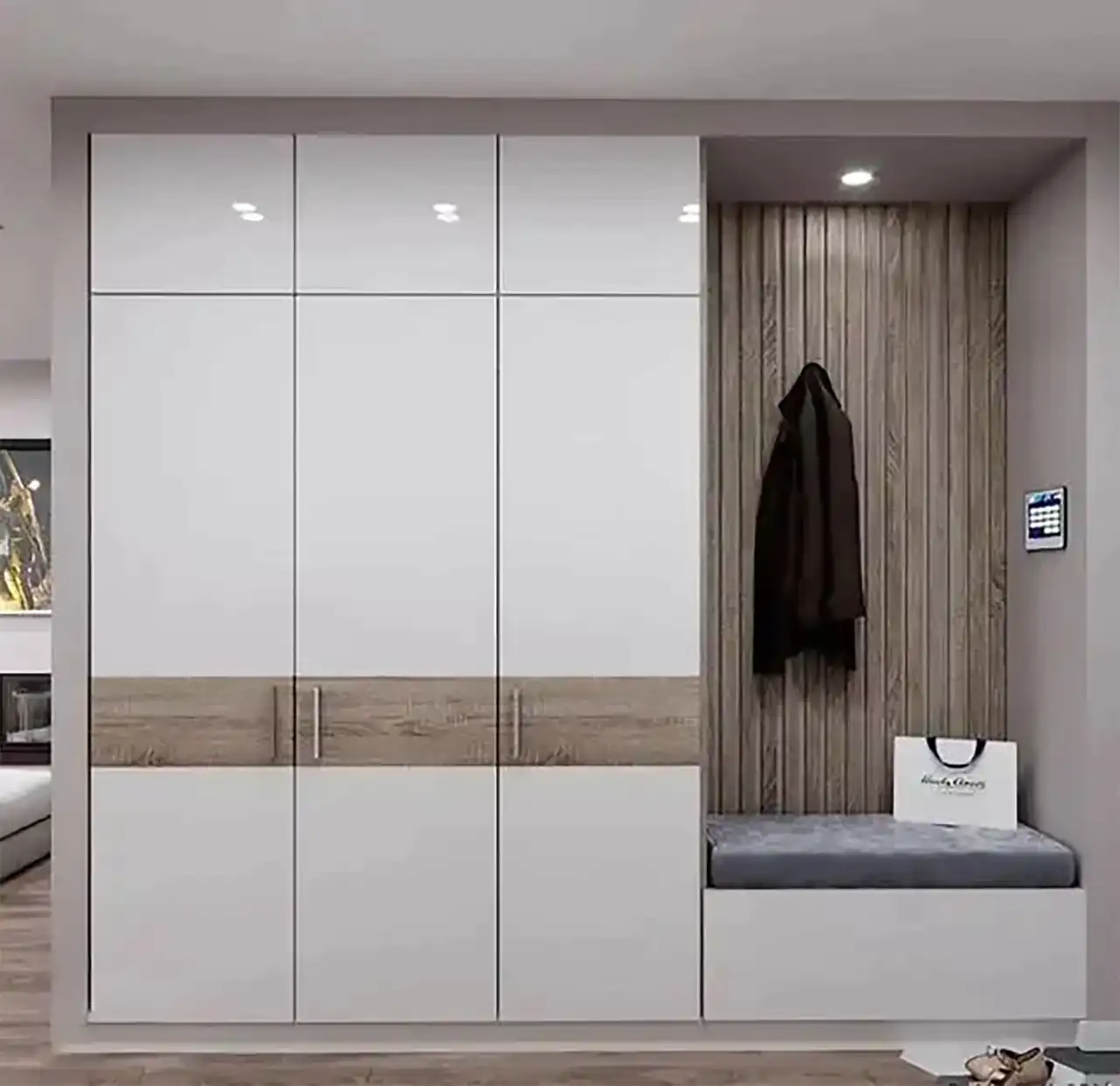 مدل جا کفشی دیواری ساده و کم جا + با طراحی های شیک و لاکچری که جایی ندیده اید