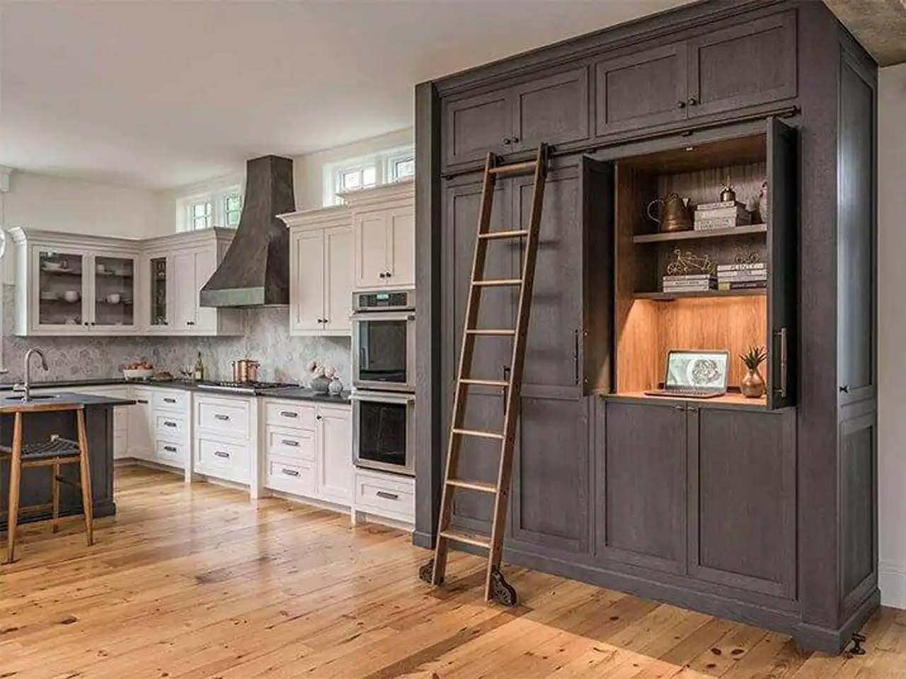 مدل کابینت از سقف تا پایین + ایده های جدید برای طراحی کابینت آشپزخانه مدل کمدی