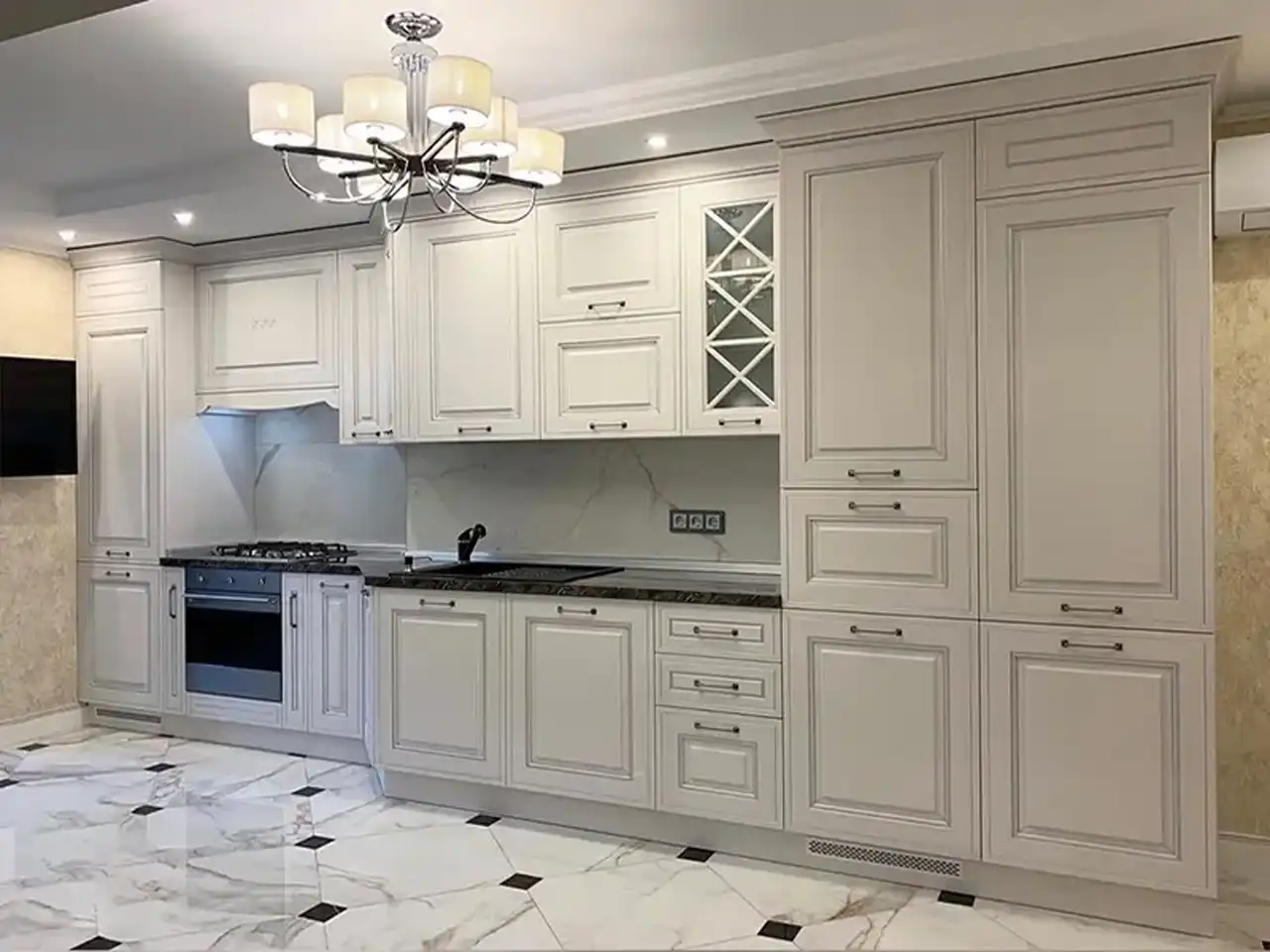 مدل کابینت از سقف تا پایین + ایده های جدید برای طراحی کابینت آشپزخانه مدل کمدی