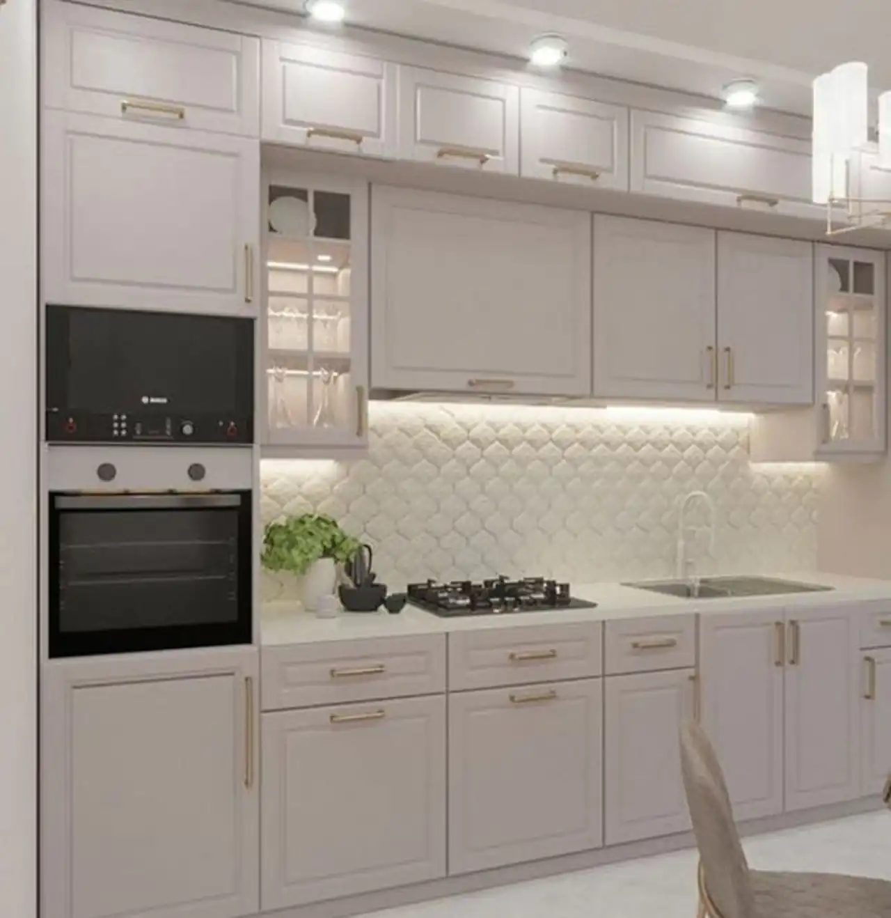 مدل کابینت ام دی اف جدید ساده و هایگلس با دیزاین های مدرن و کلاسیک 2025