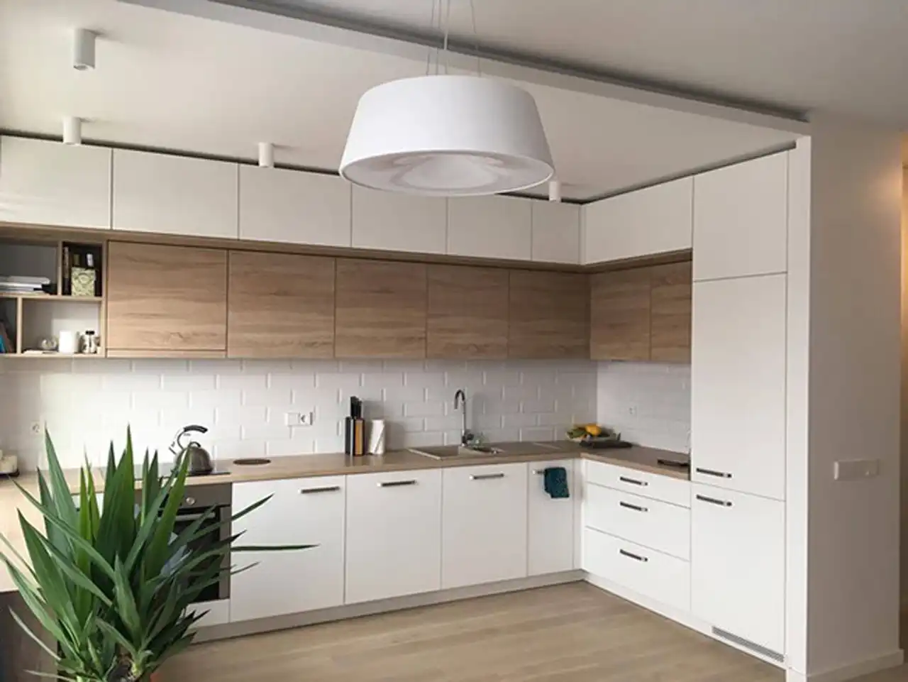 مدل کابینت آشپزخانه هایگلاس جدید + ایده های جدید و شیک برای طراحی کابینت هایگلاس برای آشپزخانه با رنگ های ترند